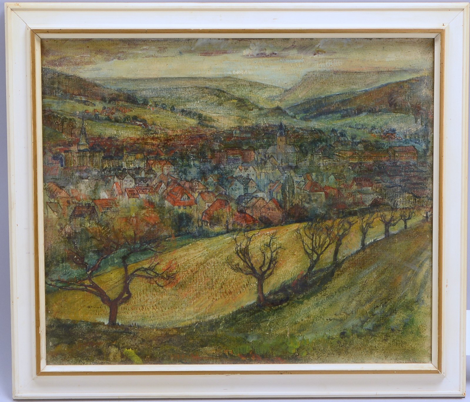 Sertürner, Wernhera, 'Stadtansicht', Öl/Lw, verso sign.; Rahmenmaße 47 x 55 cm