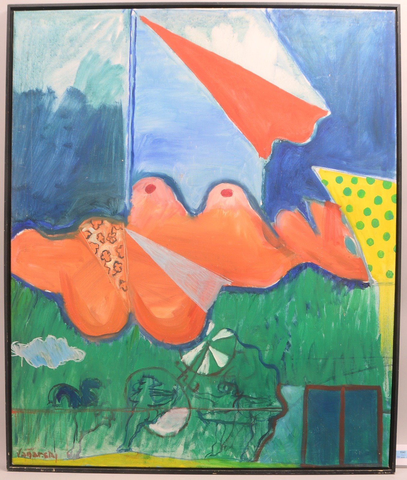 Vanarsky,(-?), 'El hermoso verano', Öl/Lw, unten li. sign.; Rahmenmaße 121,5 x 101,5 cm
