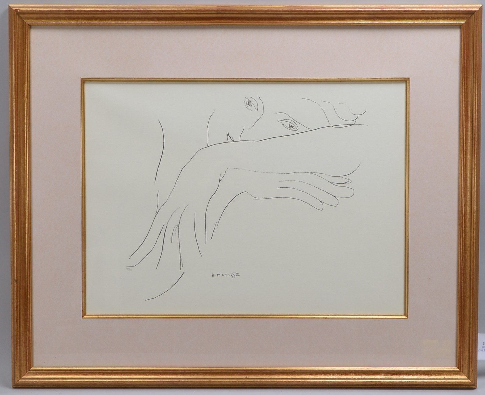 Matisse, Henr, 'La Heureuse', Offset-Lithografie, Aufl. '379/888', bleisign./numm., ger.