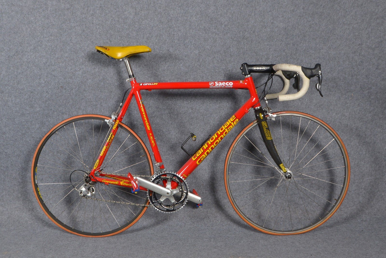 Retro-Rennrad, Cannondale 'Caad3', (Cipollini) 'Team Saeco'-Edition, mit Alu-Rahmen,Rahmenhöhe 61 cm