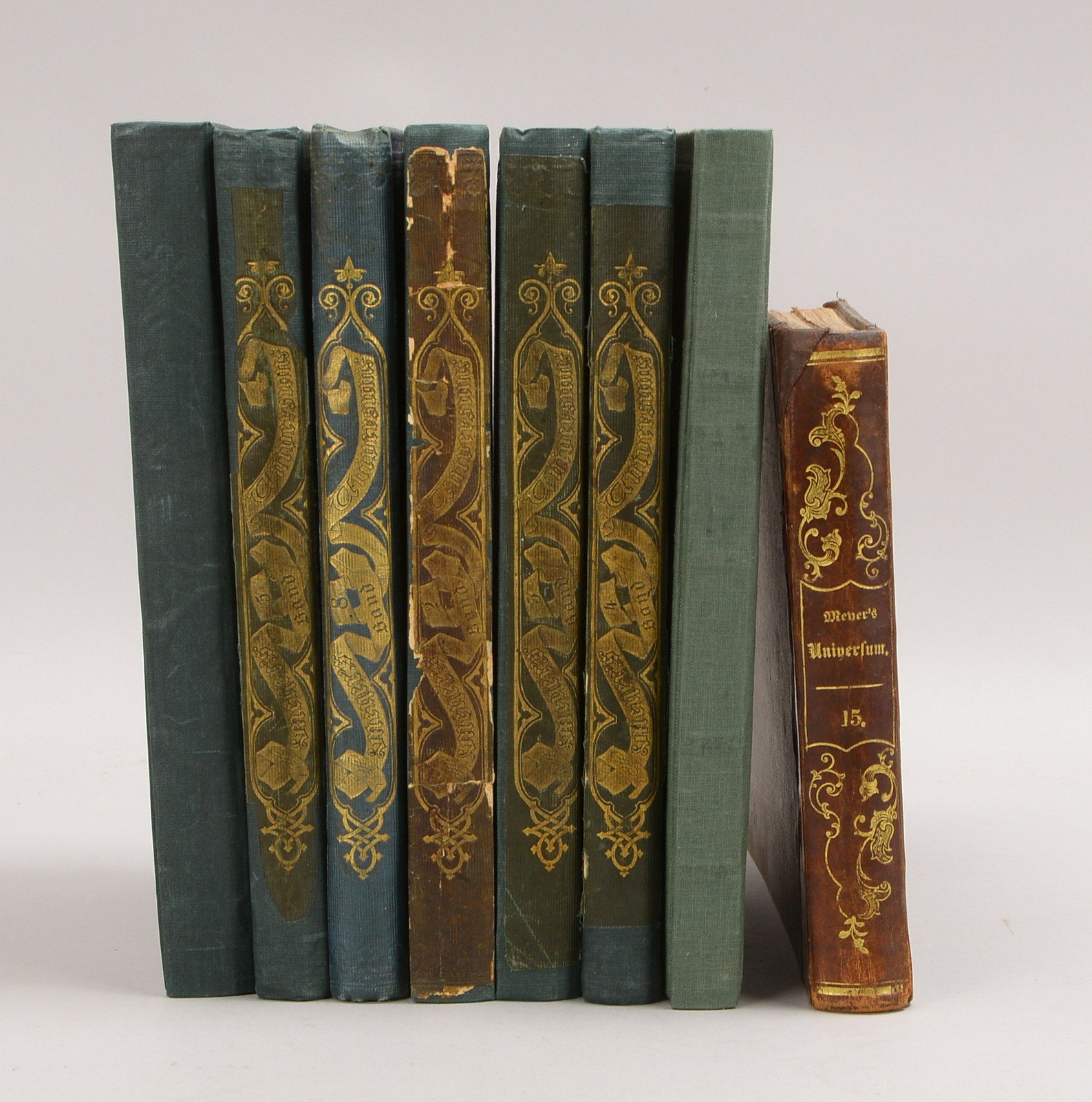 'Meyer's Universum', vollst. Octavausg./5 Bd. (1858-1860), und 3x Extrabd. (1952/1861)