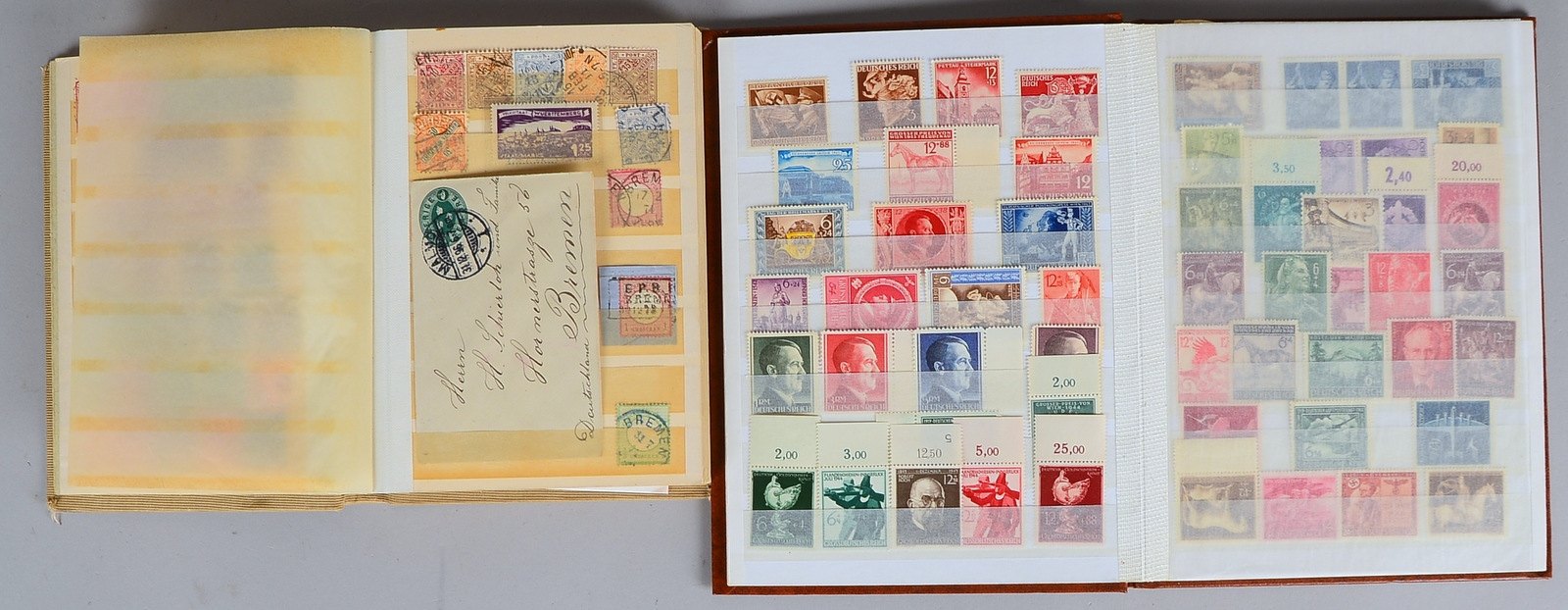 Briefmarken: 'Deutschland'/'D.R.', erste Ausg. 'Großbritannien', '(Alt-)Russland' - Diverses