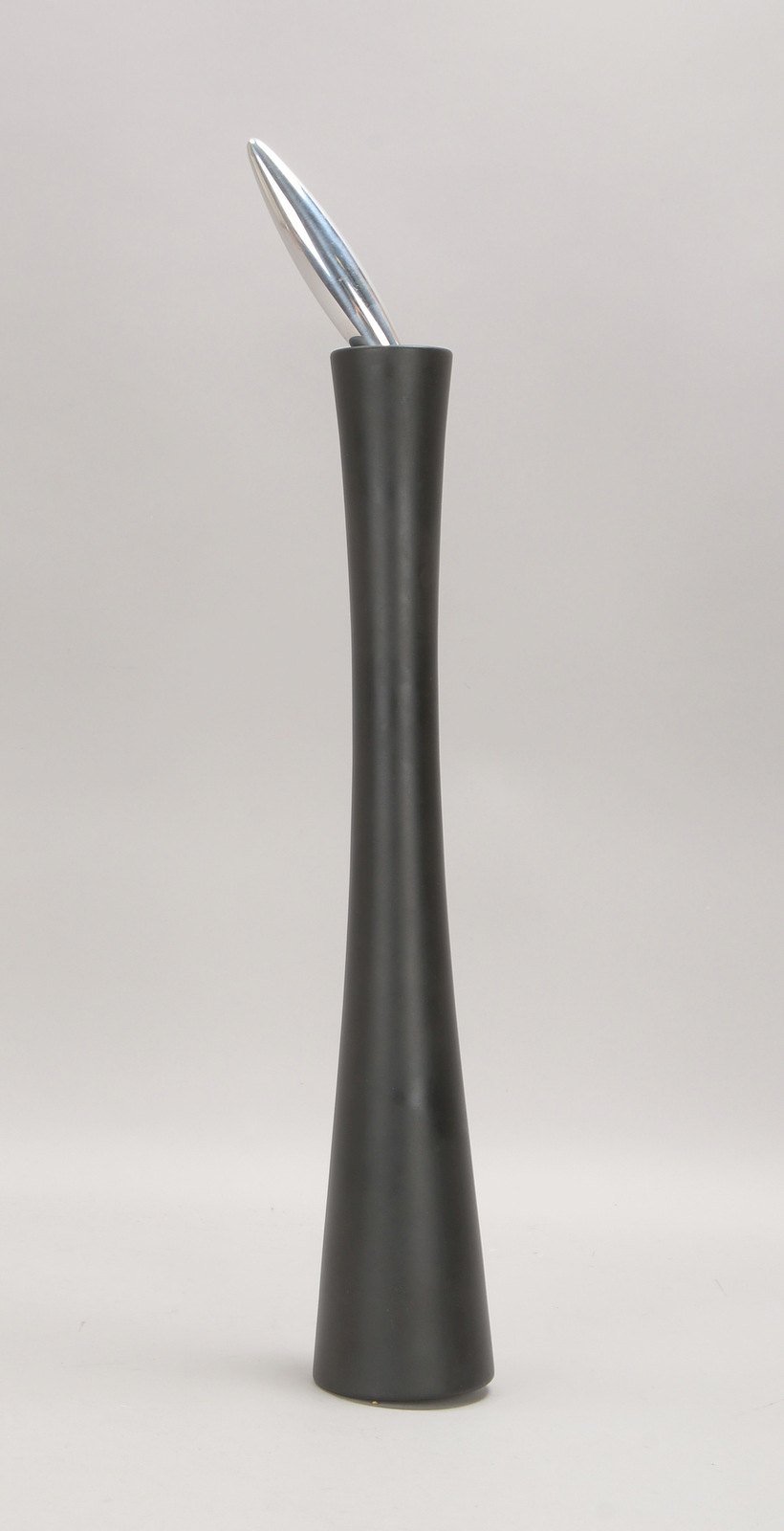 Alessi/Italien, Designer-Pfeffermühle, Modell 'Twergi', Holz und Stahl; Höhe 60 cm