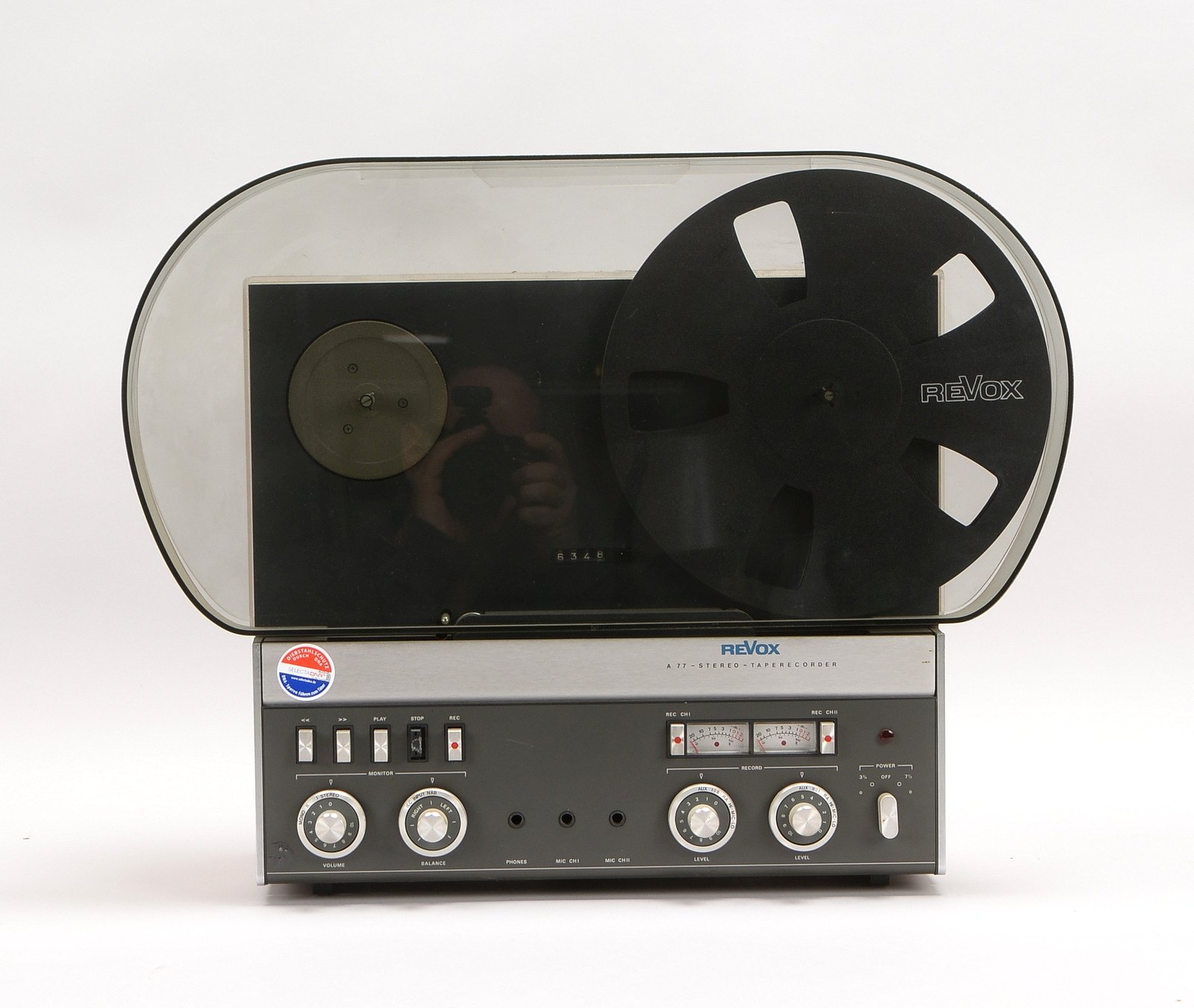 Altes Tonbandgerät (1970er Jahre), Revox, Modell 'A77' - Fkt. nicht geprüft