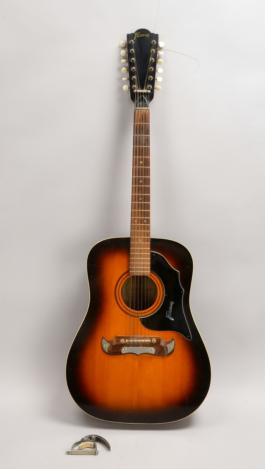 Gitarre (Framus-Werke/Bavaria), Framus 'Texan 5/296', 12-saitig; Länge 110 cm