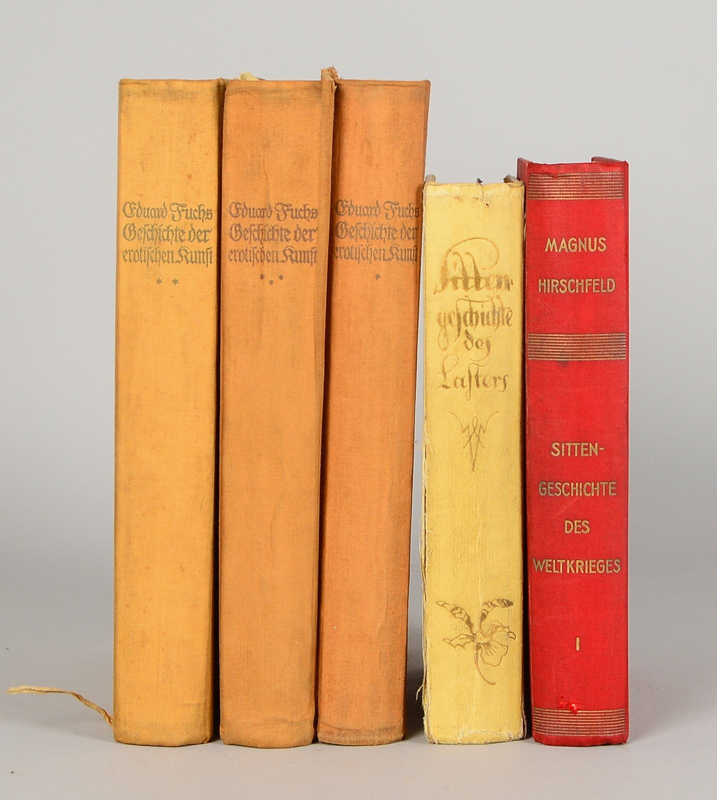 Antiquar. Werke, 'Sittengeschichte', div. (E. Fuchs, M. Hirschfeld, L. Schidrowitz)
