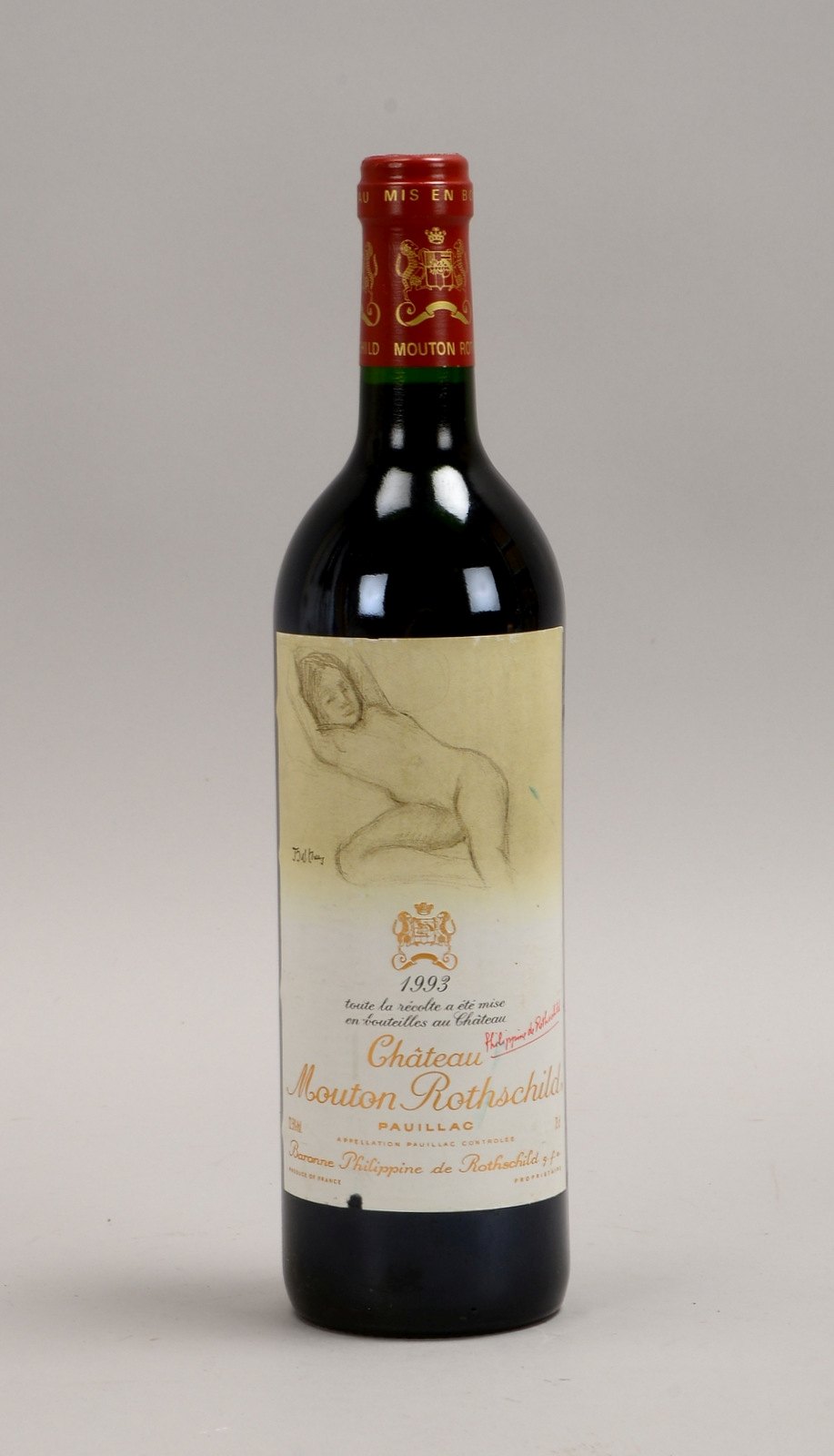 Sammler-Rotwein, 1 Flasche: Château Mouton Rothschild, Jg. 1993
