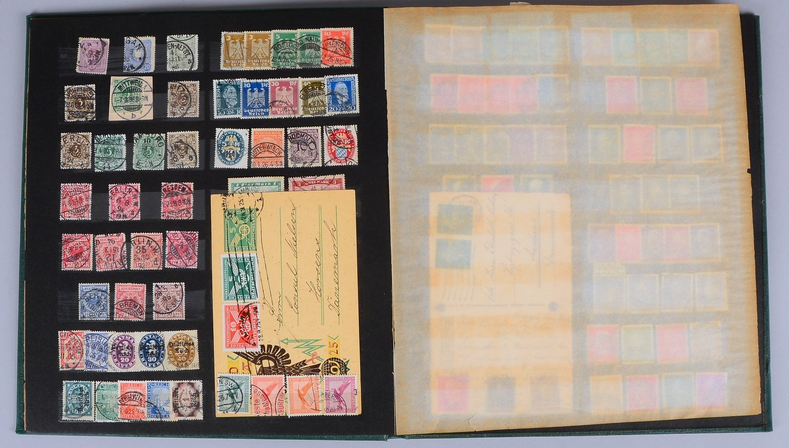 Briefmarken, Gemischtes: frühe Marken 'Schweiz', 'Deutsches Reich', 'III. Reich', div.