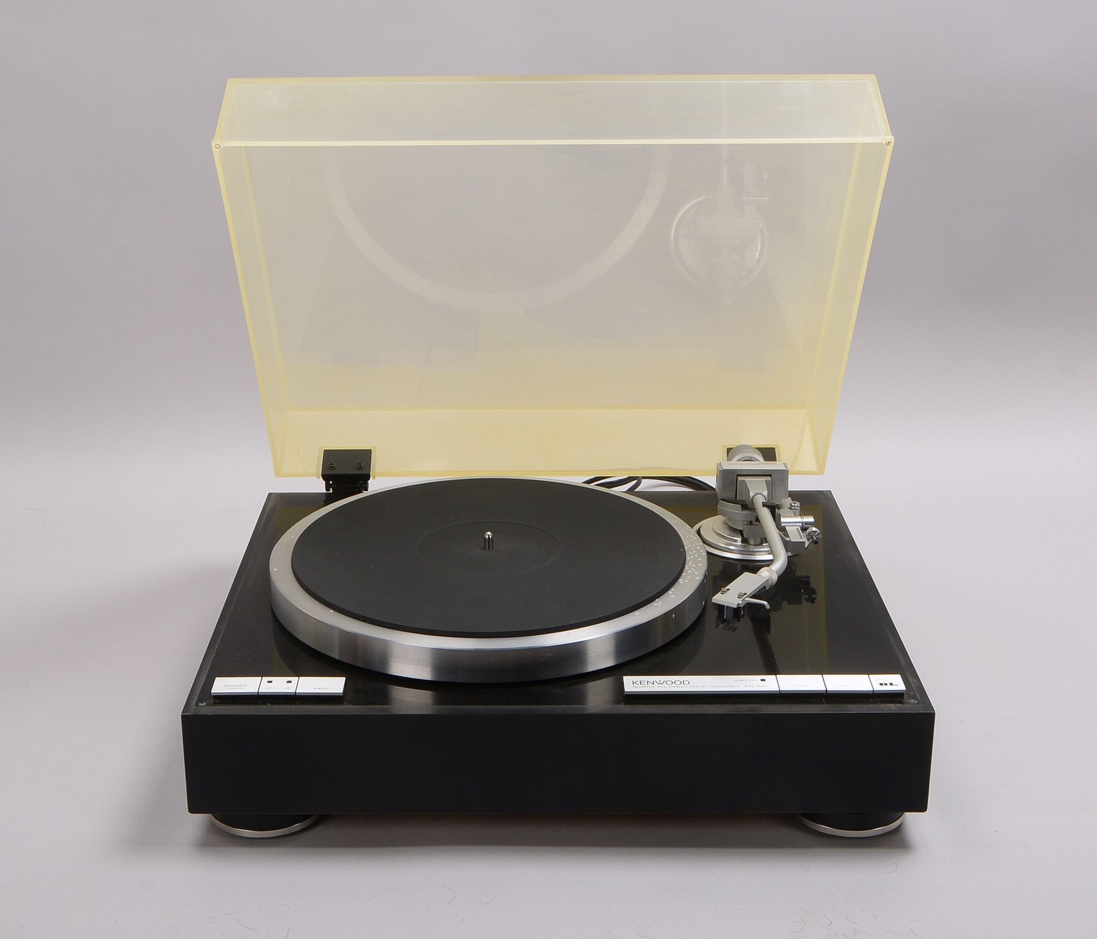 Kenwood-Plattenspieler, 'KD-990', 'Dynamic Center Lock System DL', 'Direct Drive'