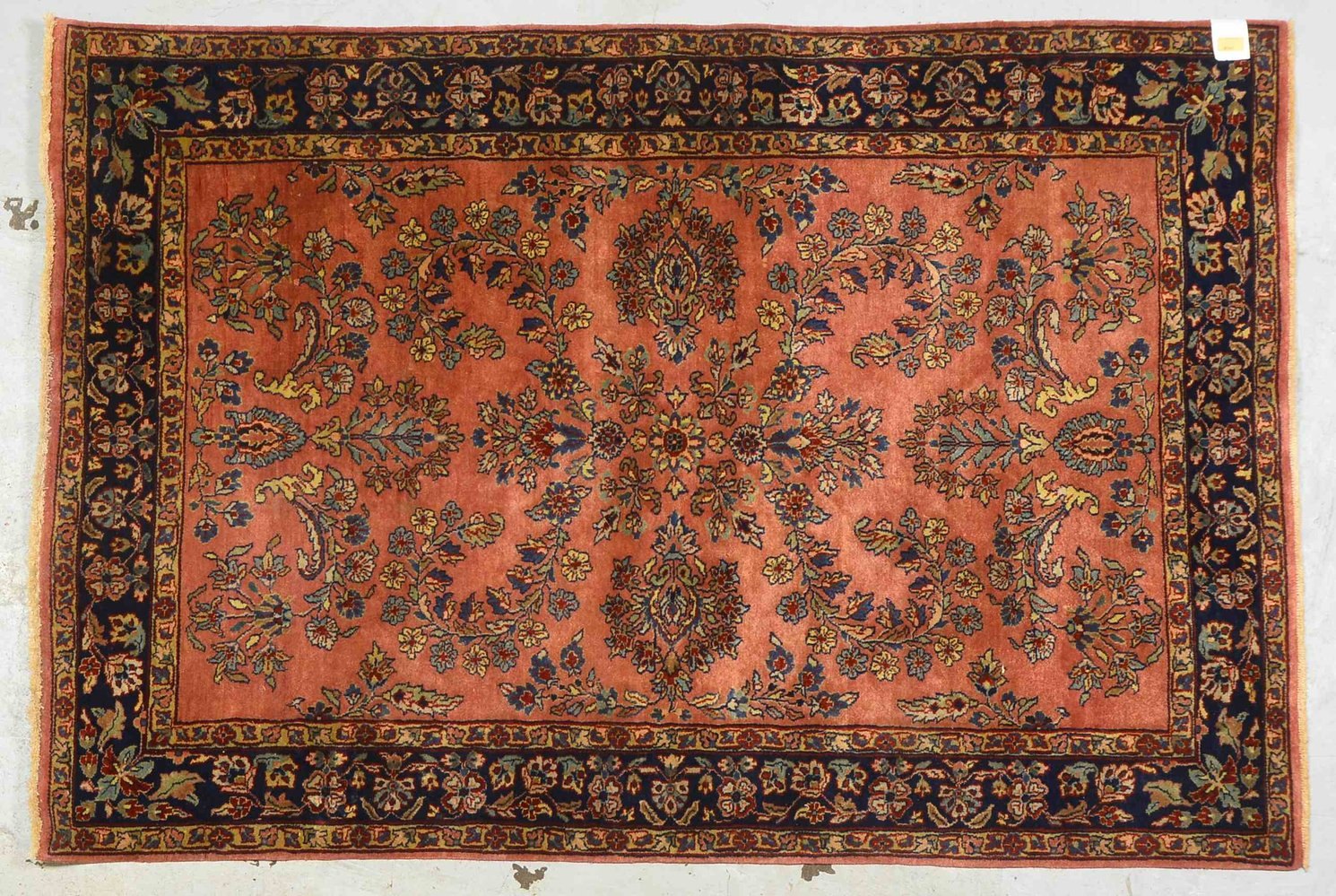Sarough, mittelfeine Kn., hochflorig - in gutem Zustand; Maße 181 x 124 cm