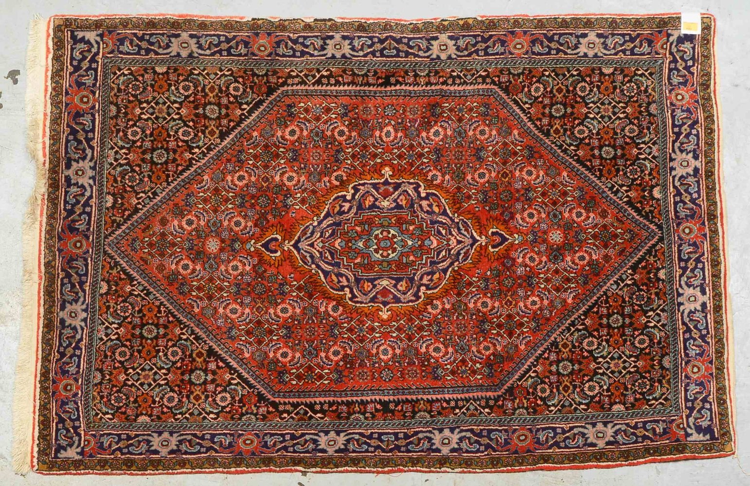 Orientteppich (wohl Bidjar), mittelfeine bis feine Kn., hochflorig - guter Zust.; Maße 172 x 115 cm