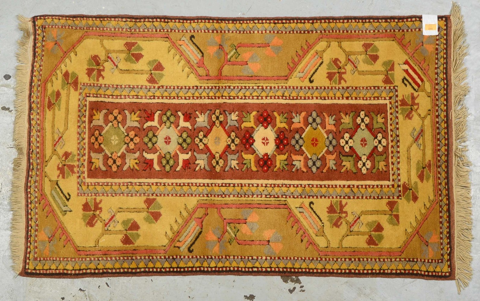 Kars Kazak, lockere Knüpfung, Flor in gutem Zustand; Maße 143 x 87 cm
