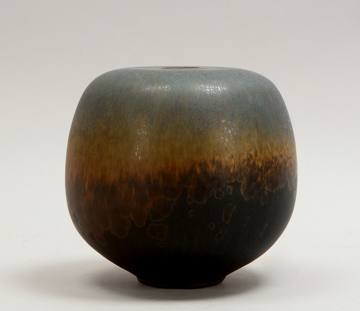 Pluquet-Ulrich, E., Künstler-Keramikvase, mit Künstlersignet; Höhe 17 cm