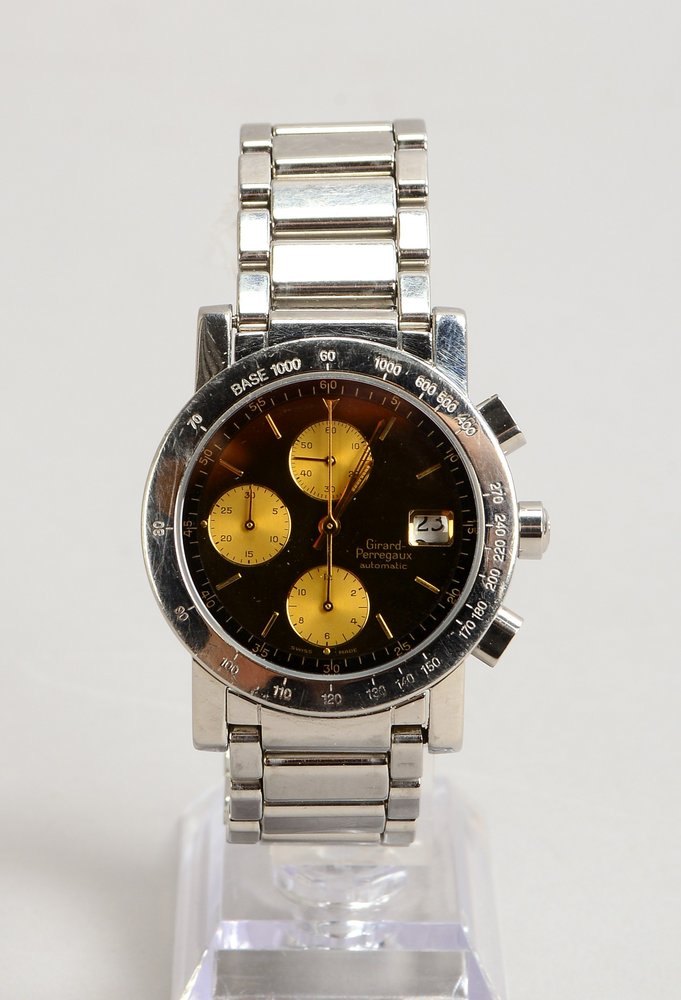 HAU Girard Perregaux '7000 GBM', Automatik, Edelstahl-Gehäuse/Armband; Ø 38 mm