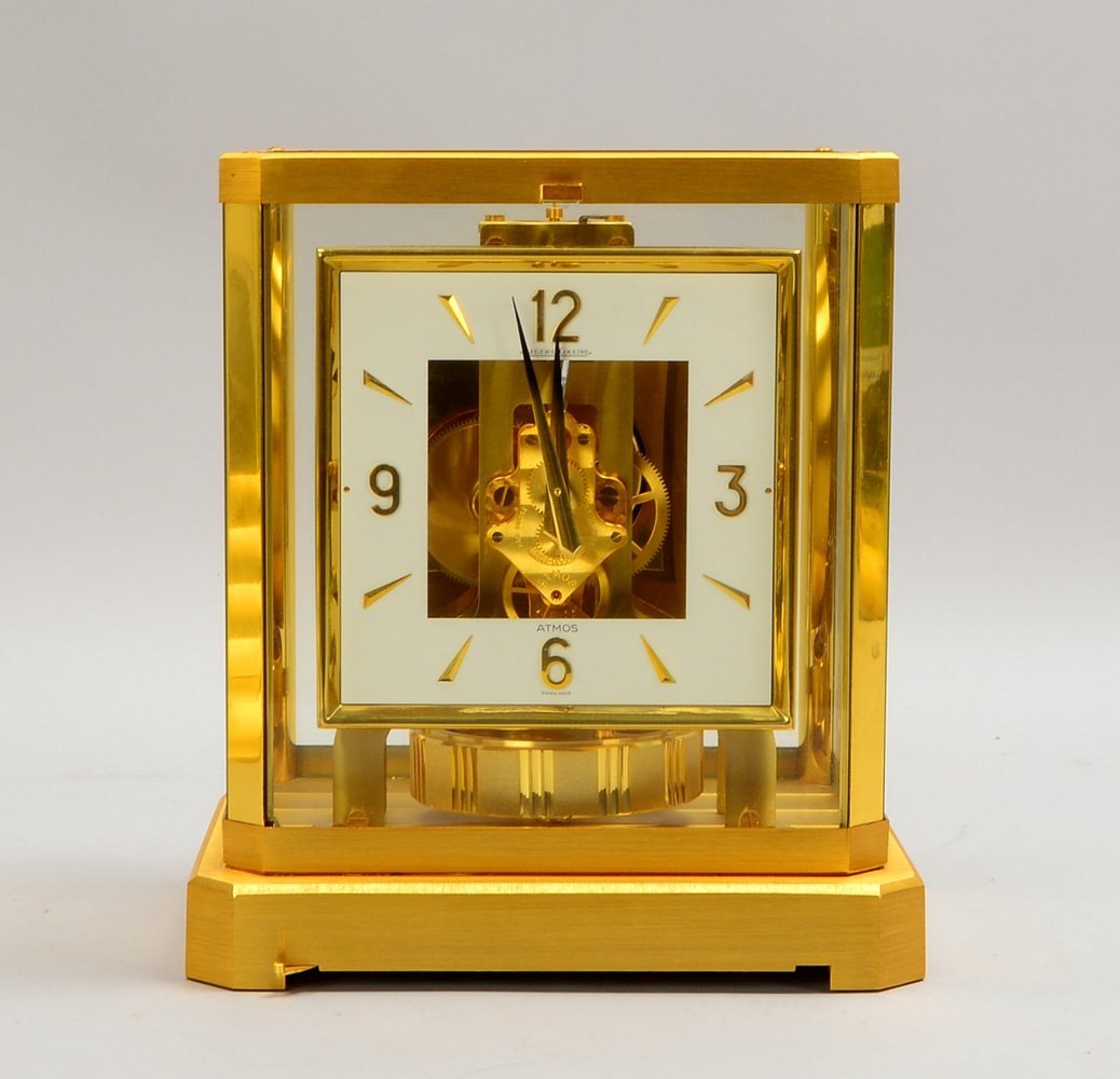 Tischuhr, Jaeger LeCoultre, 'Atmos III', '2903', Kal. '528', verg. Messinggeh./5-f. vergl.