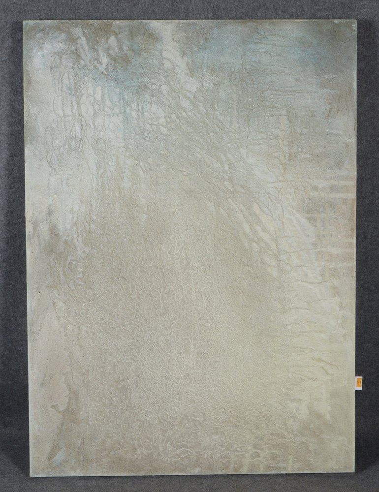 Schossig, Susanne, 'O.T.', Sand/Pigment auf Lw, verso sign./dat.; Maße 180 x 130 x 9 cm