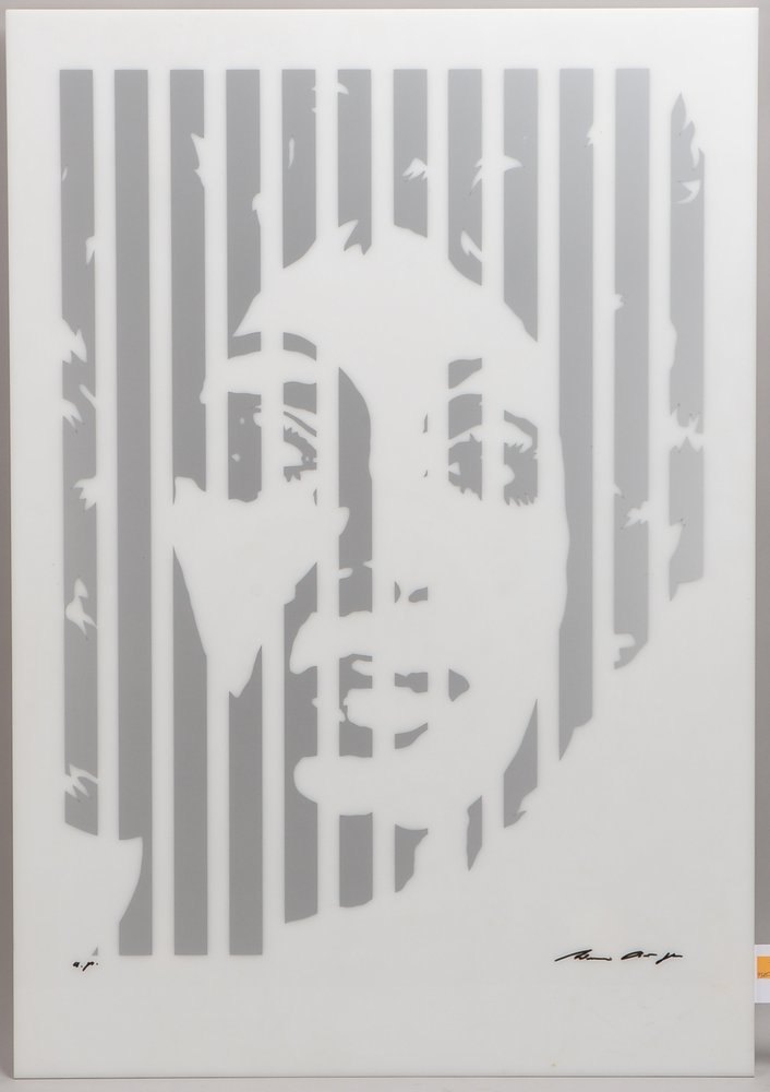 Berges, Werner, 'Gourmet de Funk (Silber)', Siebdruck/Acryl, 'A.P.', unten re. sign.