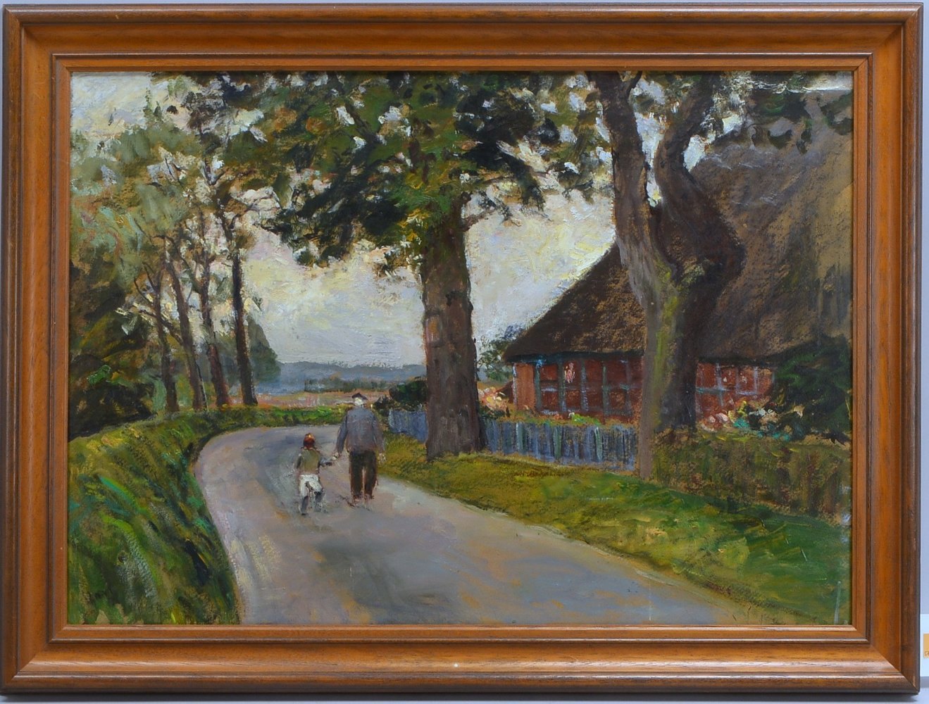 Huys, Benny, 'Auf dem Heimweg', Öl/Platte, unten li. sign.; Rahmenmaße 60,5 x 80,5 cm