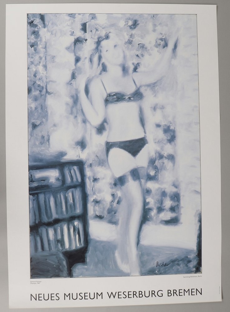 Richter, Gerhard, 'Olympia', Farboffset (nach dem Gemälde von 1967), unten mittig bez.
