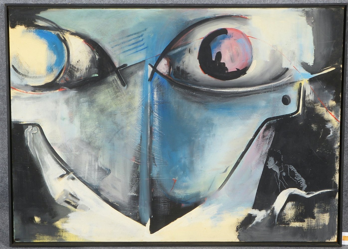 Degenaar, Horst, 'Die Nacht im Visier', Acryl/Hartf., unten re. monogrammiert, dat. (19)'88'