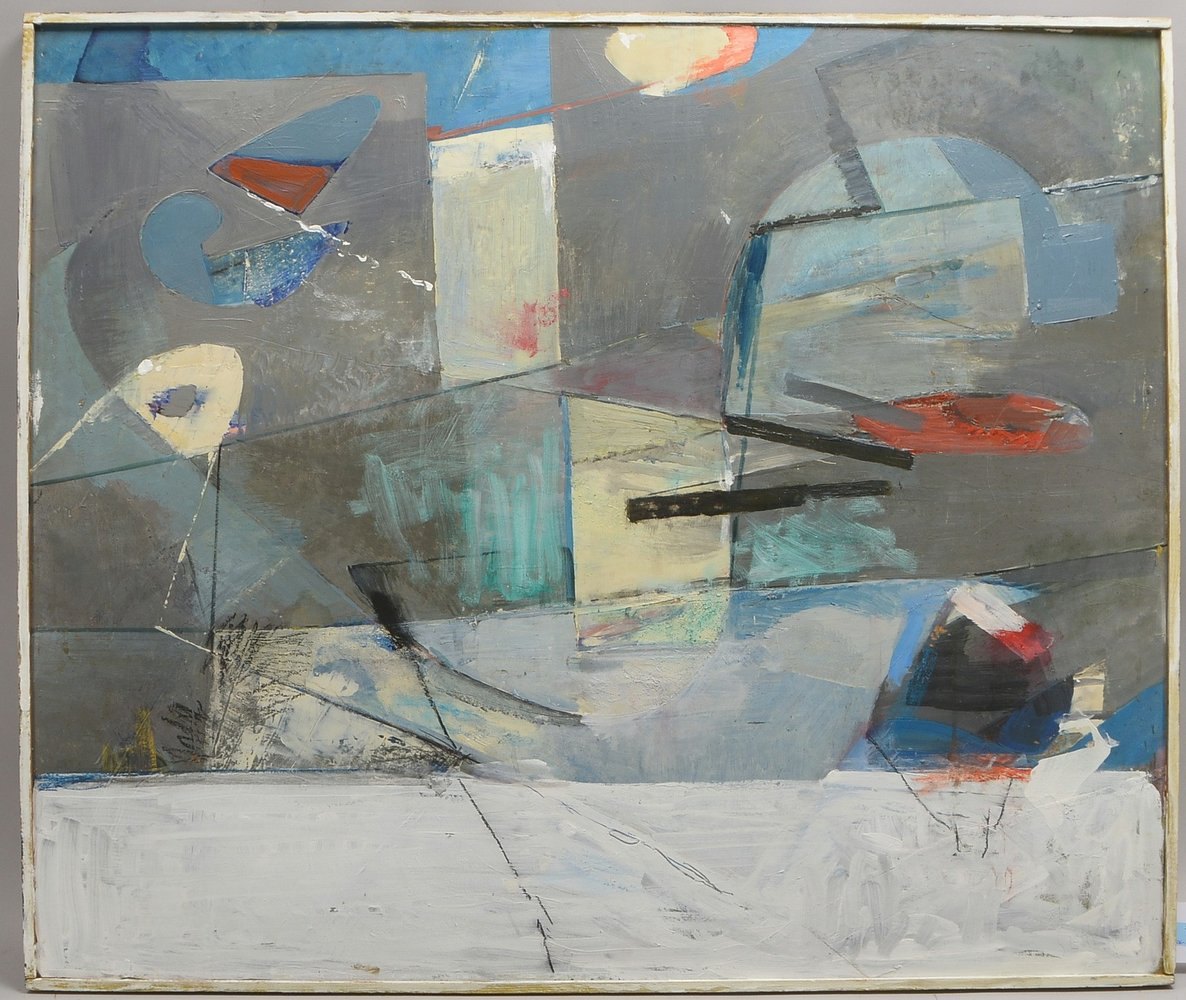 Sertürner, Wernhera, 'DYN - GEO', Öl auf Hartfaser, sign.; Bildmaße 84 x 100 cm