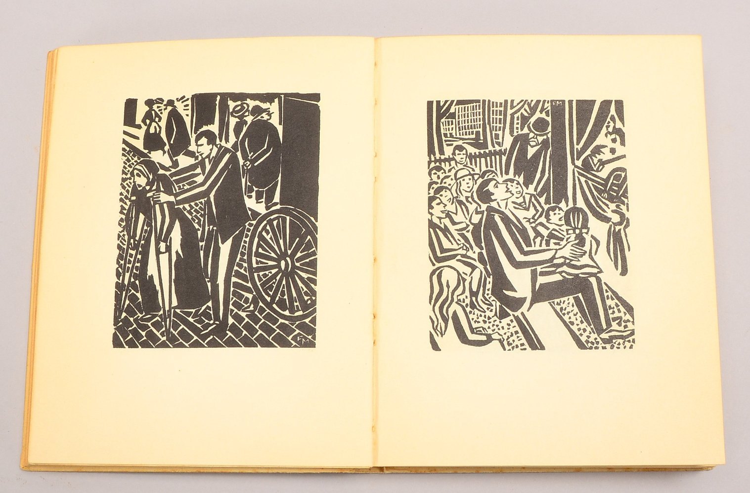 Masereel, Frans 'Mein Stundenbuch', Bildband mit 165 Holzschnitten des Künstlers