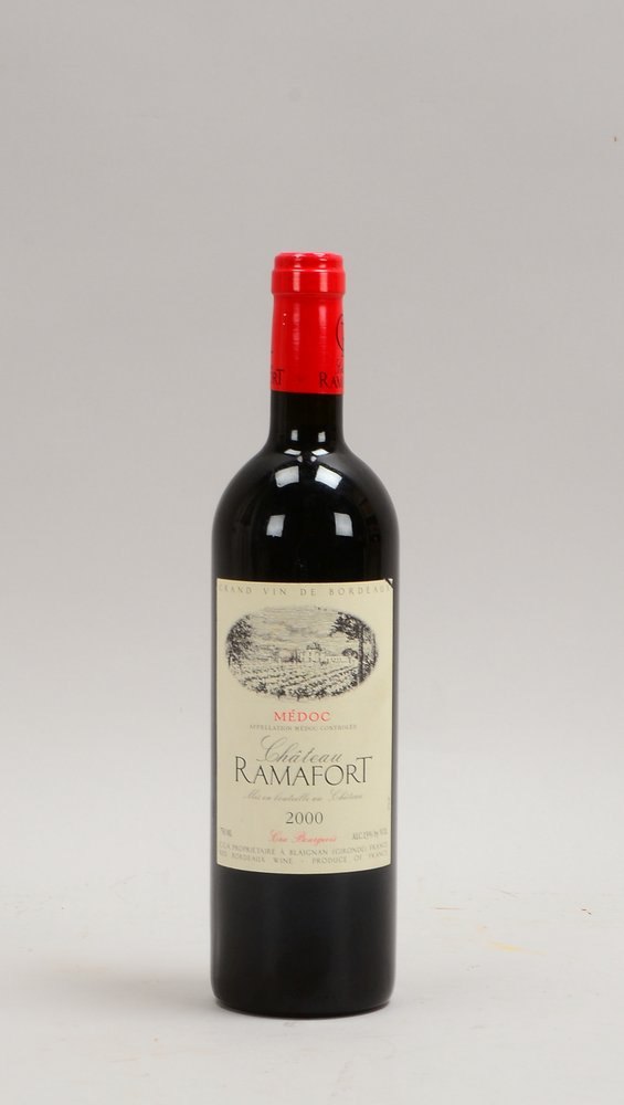 Sammler-Rotwein, 1 Flasche: 'Château Ramafort Médoc', 'Millenium-Wein' (Jg. 2000)