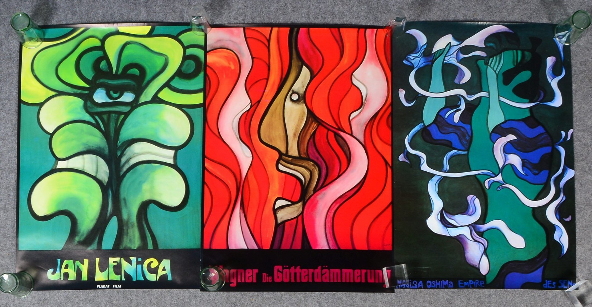 Lenica, Jan (1928 - 2001, polnischer Grafiker und Plakatkünstler), kleines Werkkonvolut, 3 Plakate n