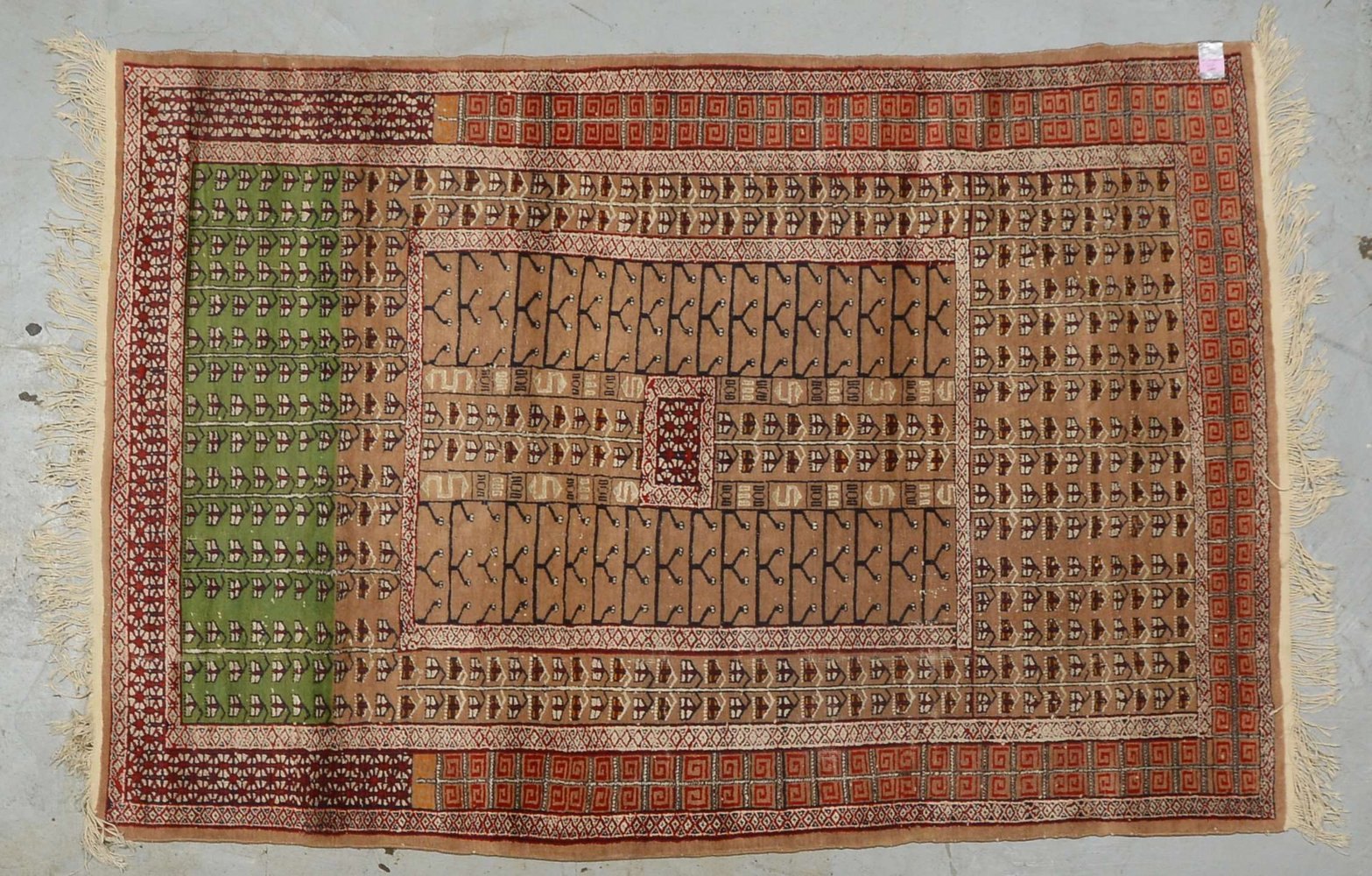 Bukhara (Pakistan), mit Seidenanteilen, feine Knüpfung; Maße 183 x 126 cm