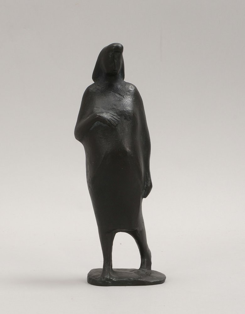Monogr. SP, Bronzeskulptur, 'Schwangere', Aufl. '2/8', monogr./mit Gießerst.