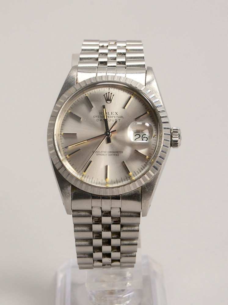 HAU Rolex Oyster 'Perpet. Datejust', Autom., Edelstahl, silberf. Ziffernbl., Datum