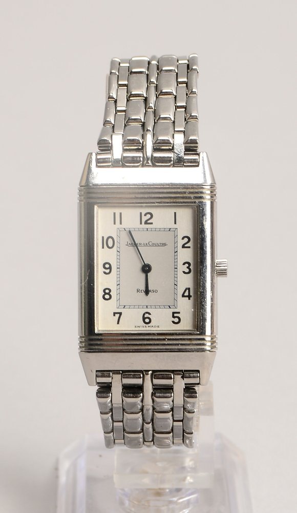 DAU Jaeger-LeCoultre 'Reverso', Ref. '250.8.886', Handaufz., Edelstahl-Wendegeh.
