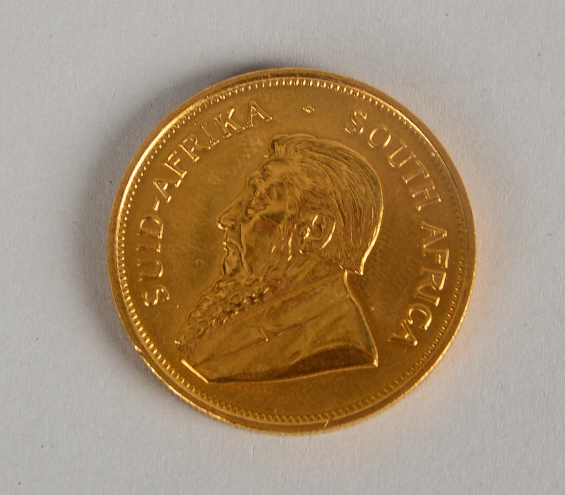 Goldmünze (Südafrika), 'Krügerrand, 1975', 1 oz Feingold