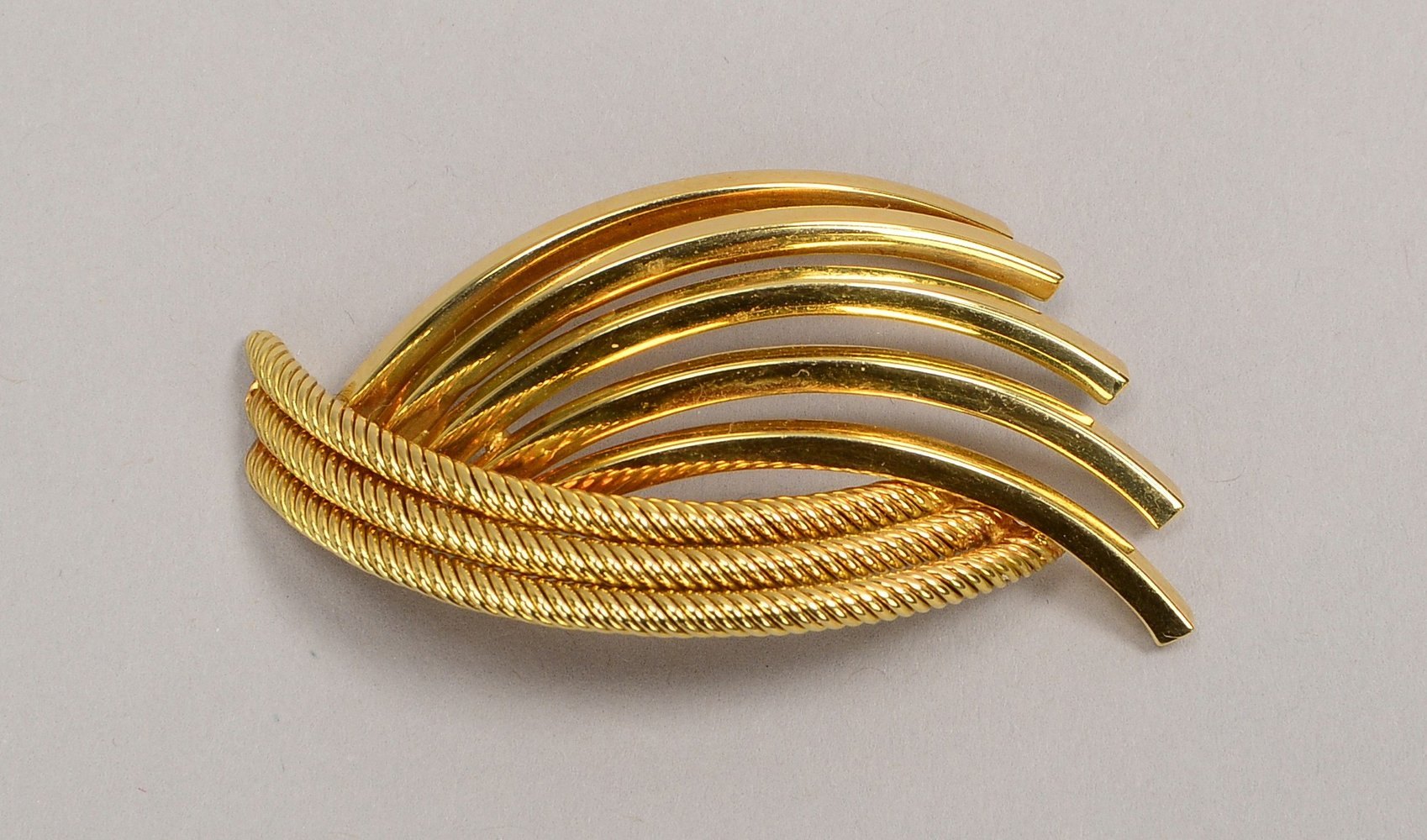 Grossé, Designer-Anhänger, 585 GG (gest.); Maße 2,5 x 5 cm, Gew. 8,60 g