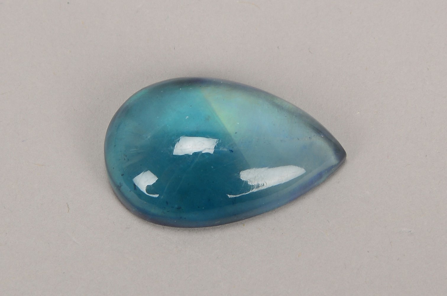Natürlicher Aquamarin von ca. 45,15 ct, Stein im Tropfenschliff - unbehandelt!