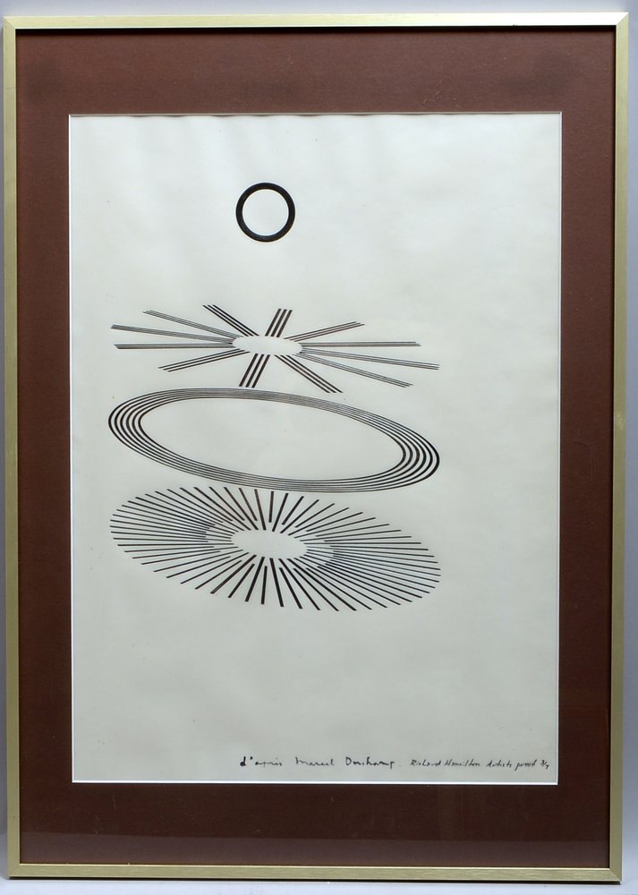 Hamilton, R. (nach M. Duchamp), 'Oculist Witnesses', Siebdr., Aufl. '3/7', in der Platte sign.