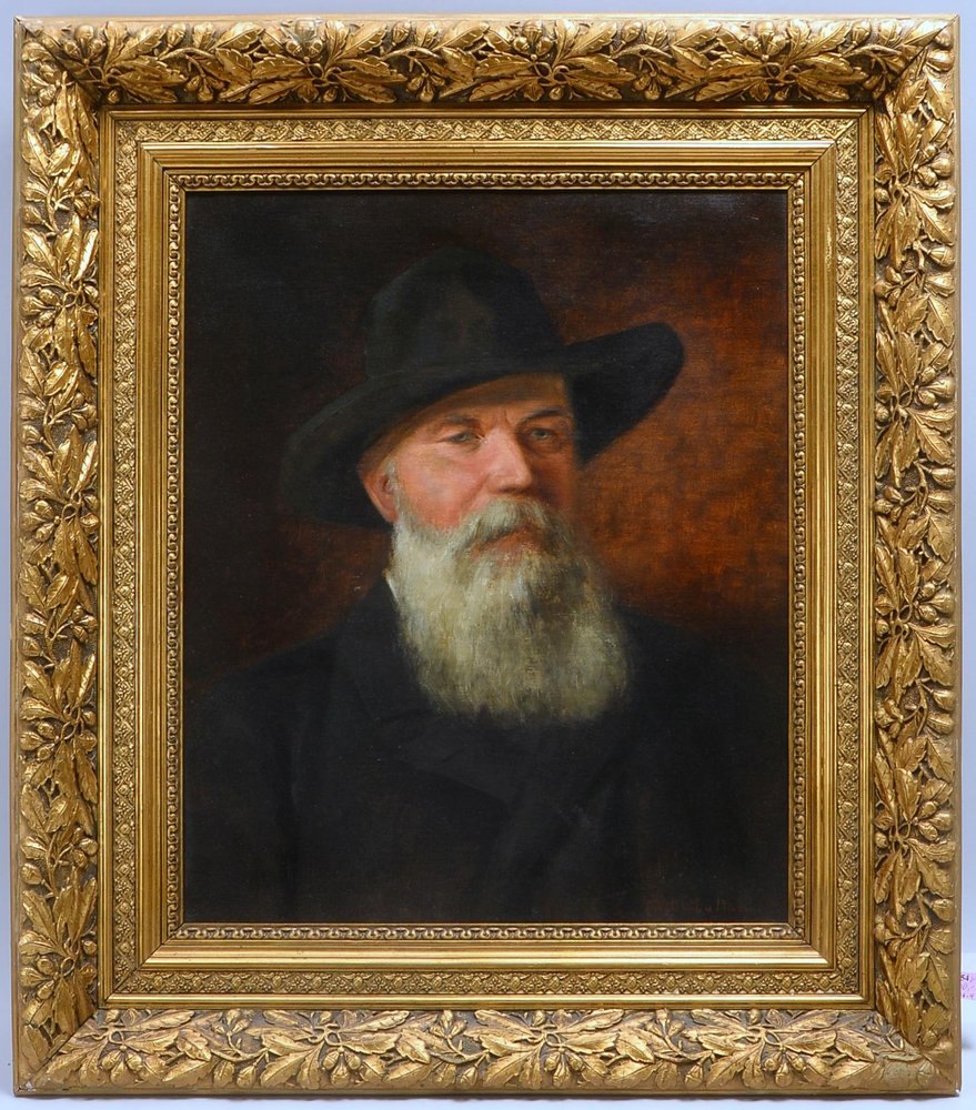 Potthast v. Minden, Olga, 'Portrait Friedr. Preller d.J.', Öl/Lw, sign.; Rahmenmaße 82 x 72 cm