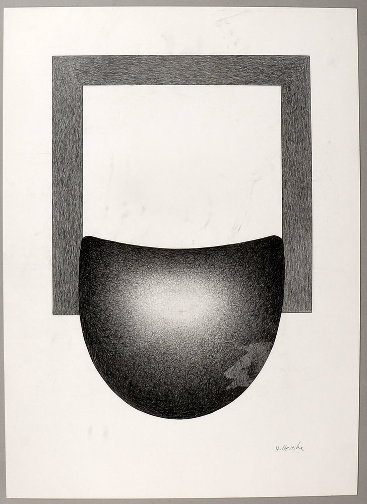 Heinecke, Hajo, orig. Bleistiftzeichnung/II (Titel und Jahr unbekannt), handsigniert