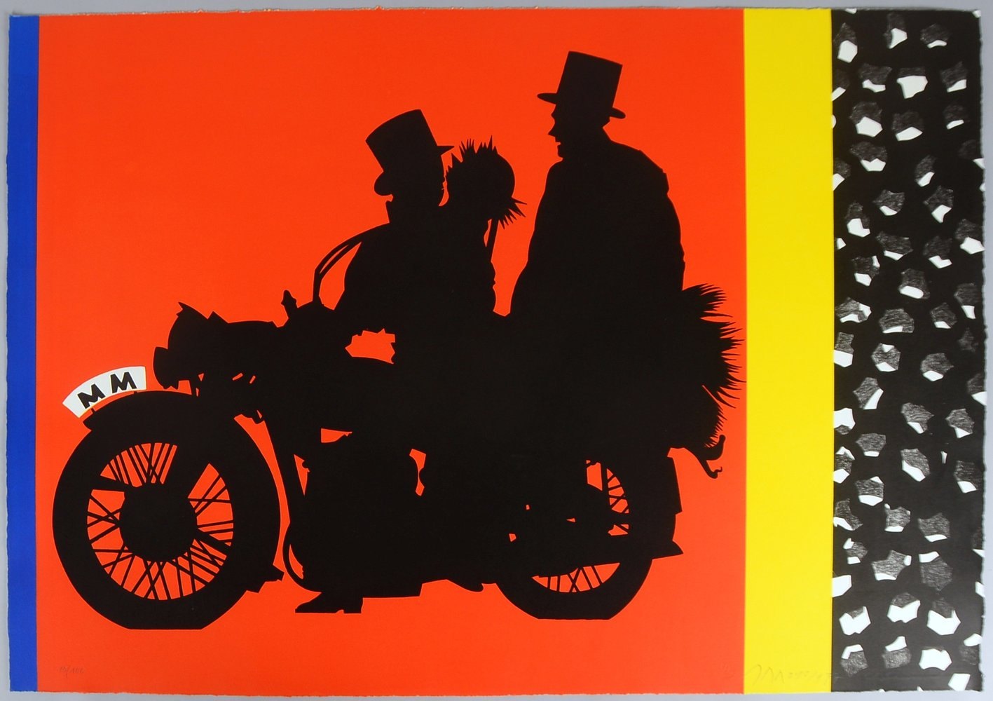 Arroyo, Eduardo, 'daselbst - MM 2000', Farblithografie, handsigniert, datiert '1978'