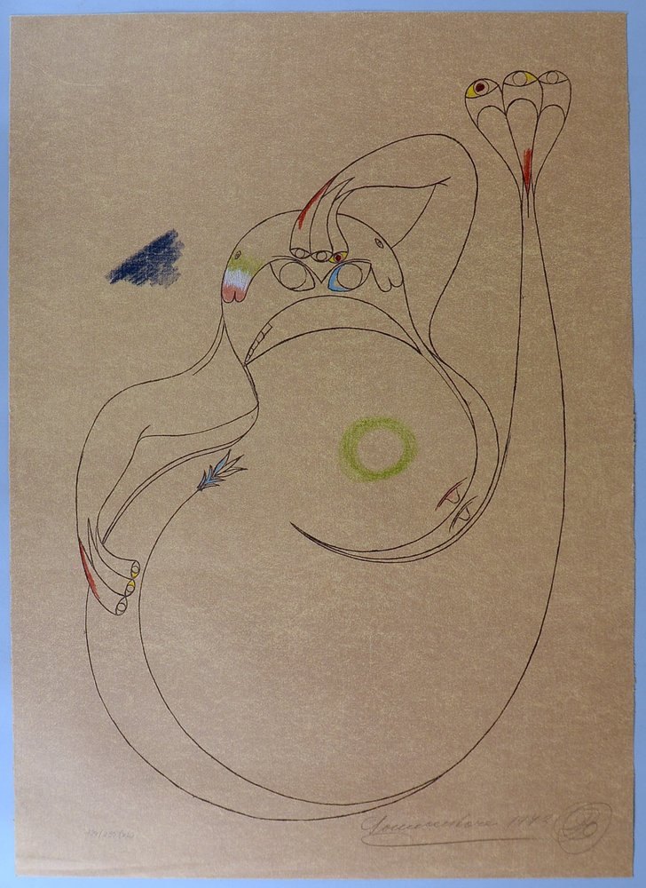 Schröder-Sonnenstern, Friedr., 'Der Zauberfrosch...', Lithogr., handsign./dat. '1973'