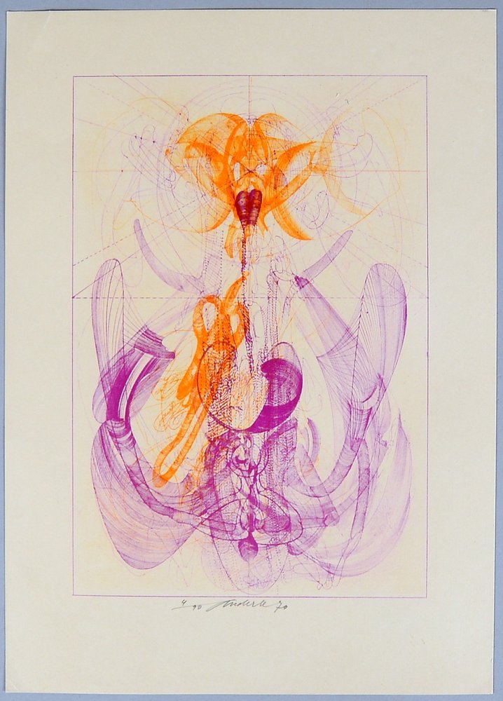 Anderle, Jiri, Farblithografie, Aufl. 90 Exemplare, handsign./dat. '1970' - guter Zust.