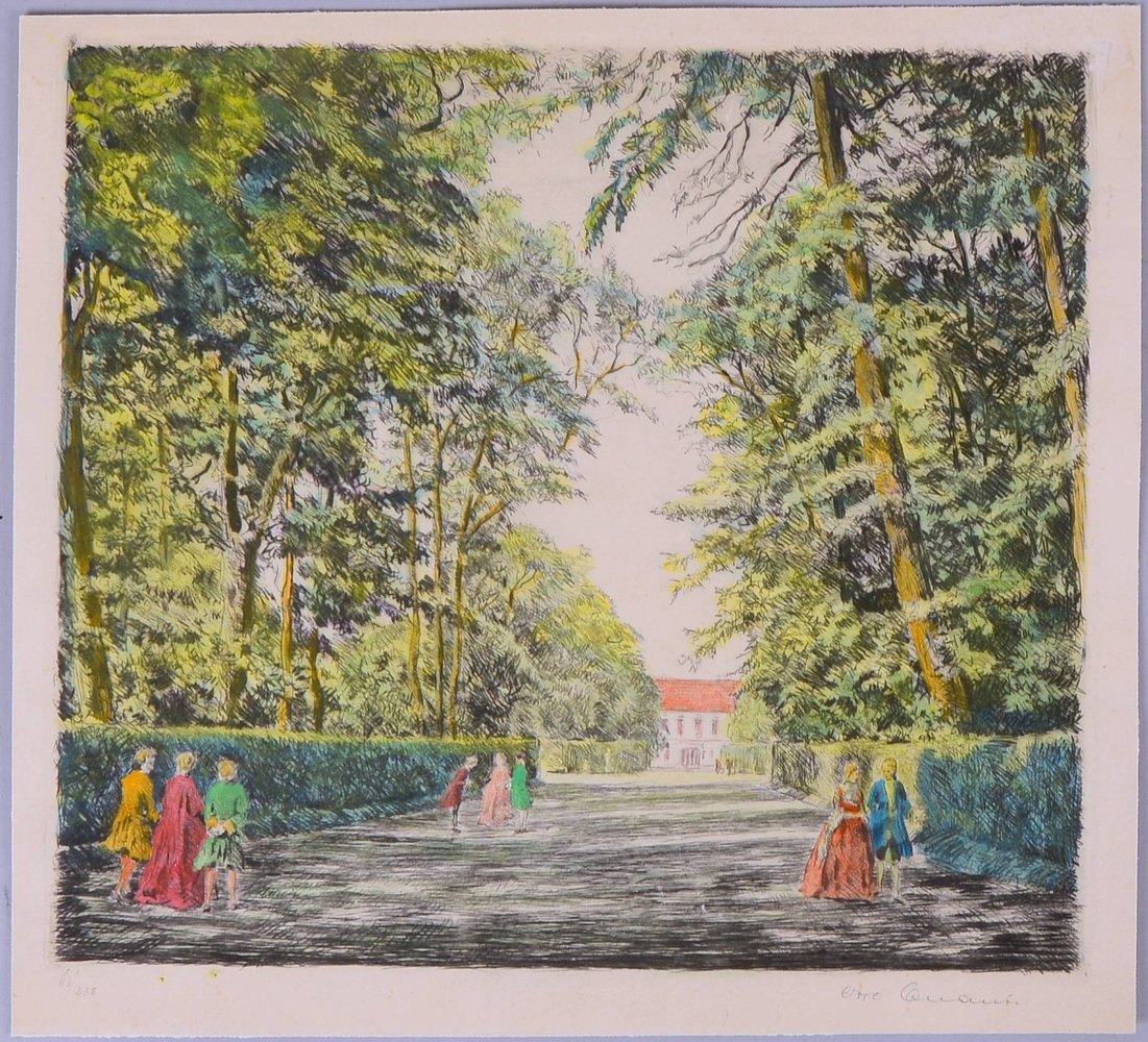 Quante, Otto, aquarell. Radierung (um 1920), Aufl. 250 Exempl., handsign./numm.