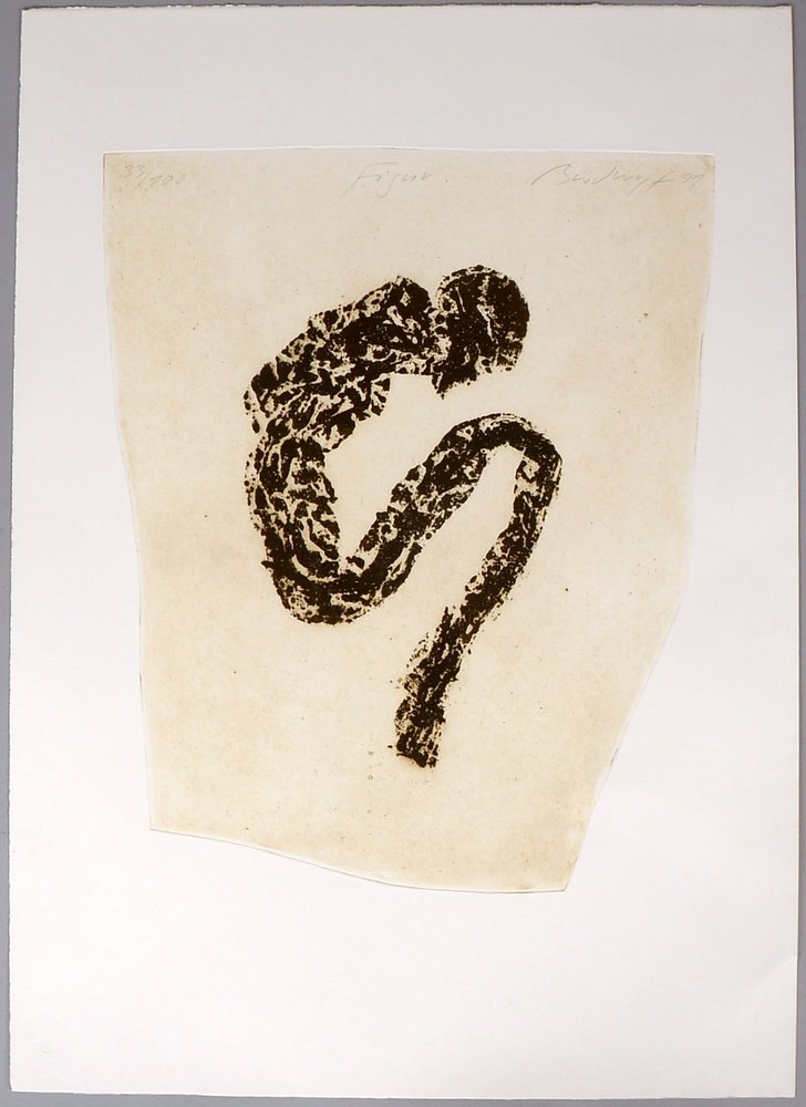 Brodwolf, Jürgen, 'Figur', Rad./Aquatinta, Aufl. 100 Exempl., handsign./dat. '1991'