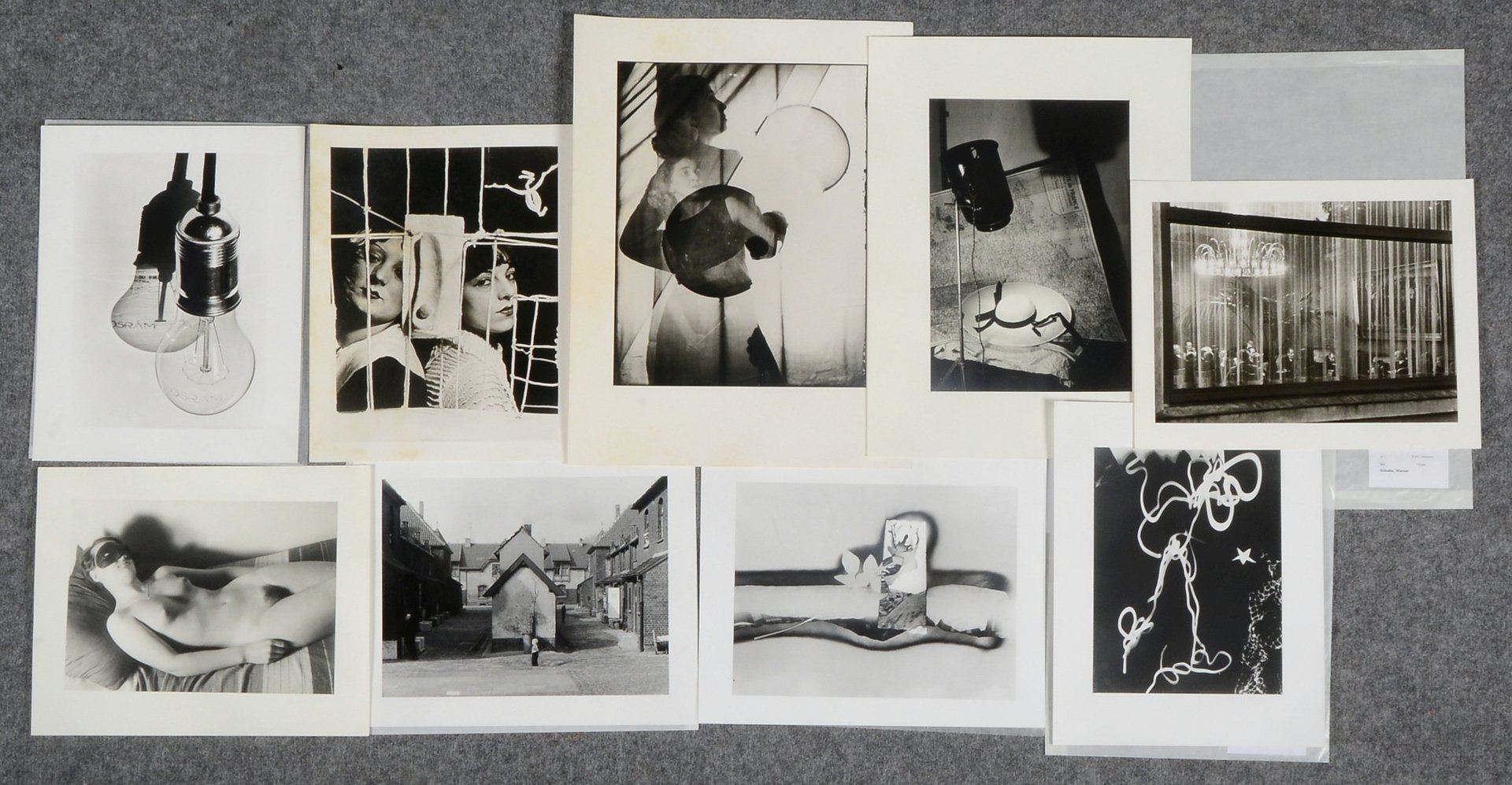 Künstler-Fotoabzüge (aus Griffelkunst-Slg.), versch. Künstler-Nachlässe, bez./dat.