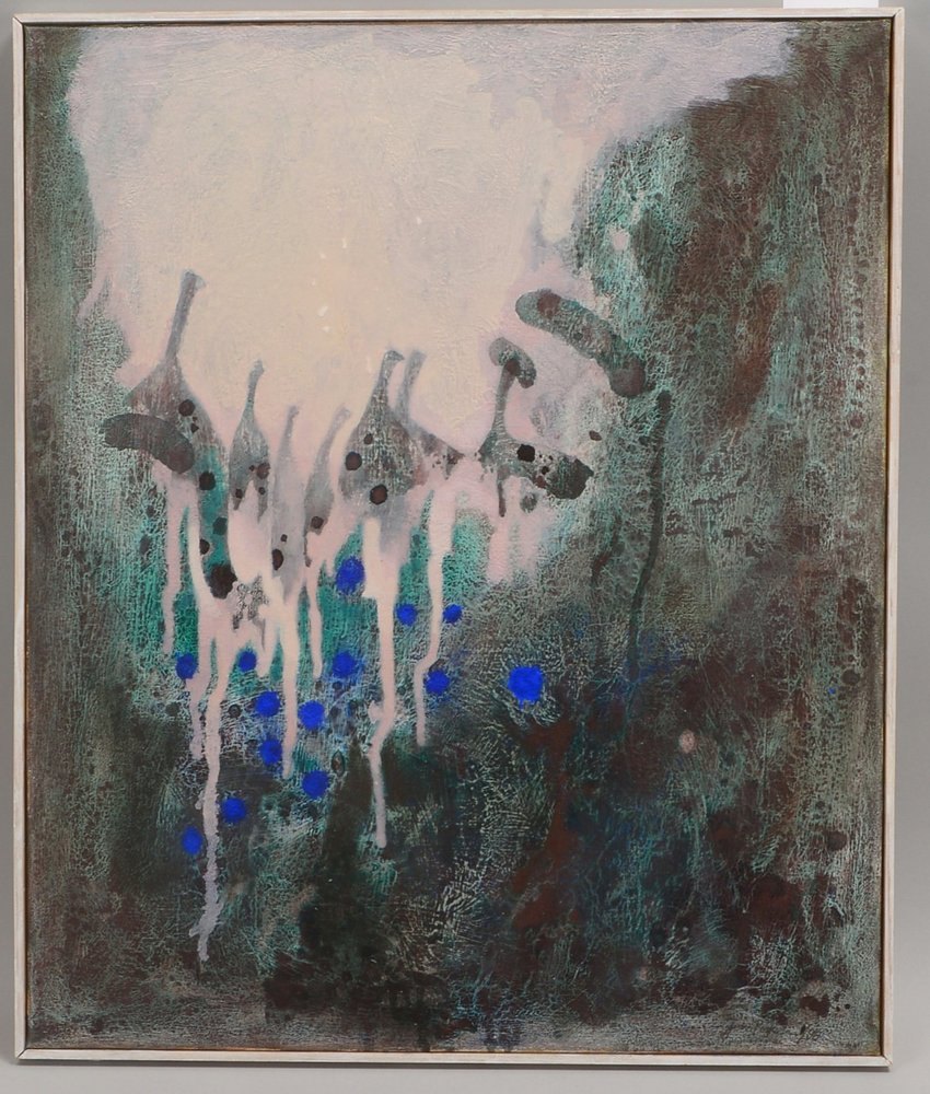 Petersen, Jens, 'Ohne Titel', Öl/Lw, datiert '1998'; Maße 61 x 51 cm