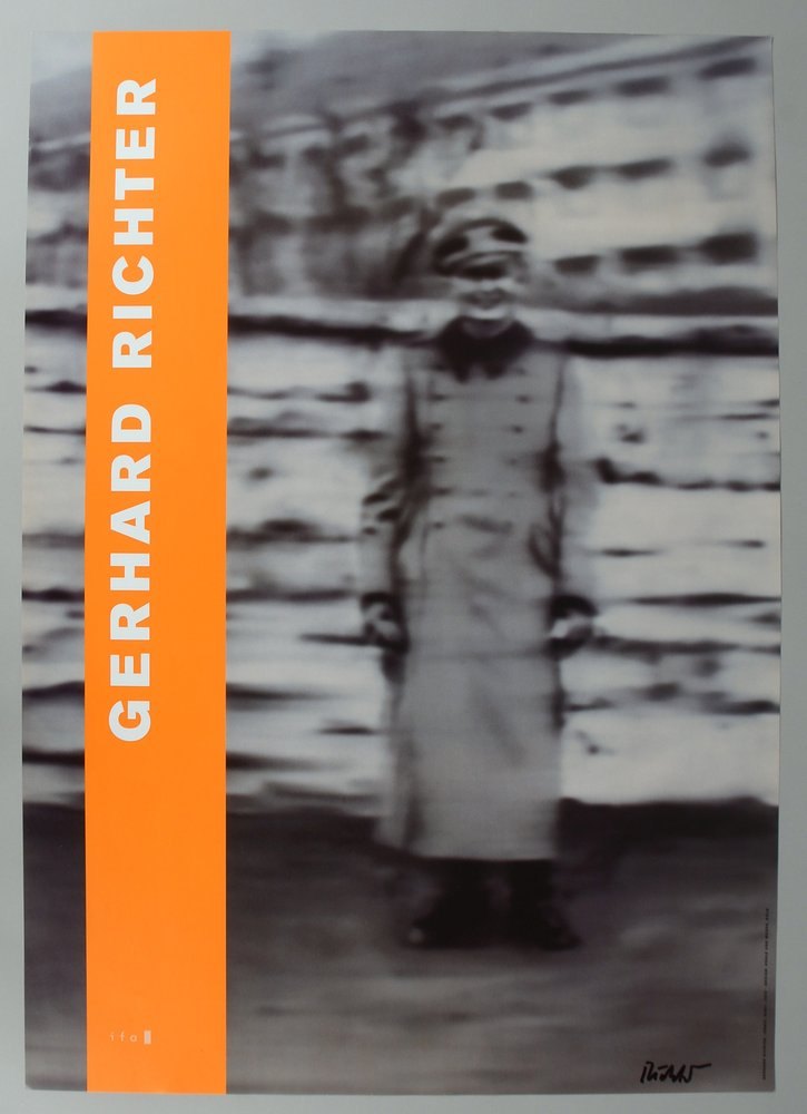 Richter, Gerhard, 'Onkel Rudi - Plakat IFA-Galerie Stuttgart, 2000', Farboffset, handsign.