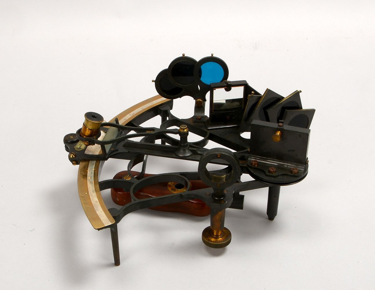 Sextant, 'Hezzanith' (J.D. Miller/Engl. - 'Bell Pattern Mark III'), 'Endless Tangent Screw'