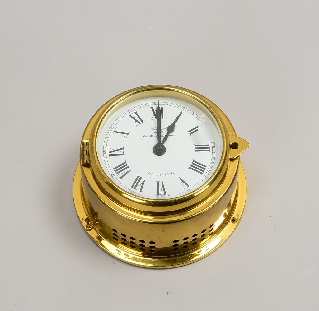 Grüttert/Bremen, maritime Uhr, 'Ship bell'; Durchmesser Ø ca. 13 cm