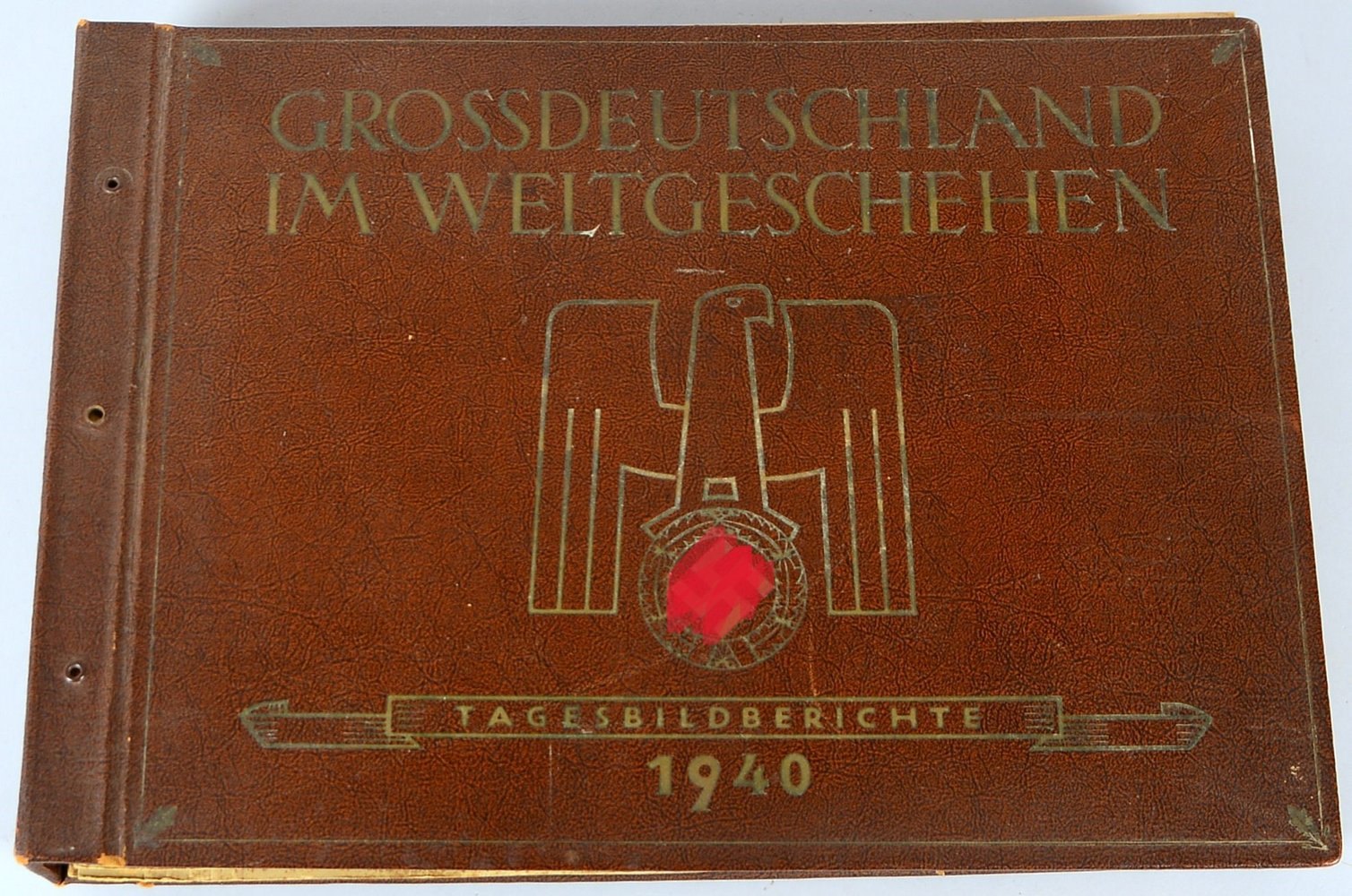 'Großdeutschl. im Weltgeschehen - Tagesbildber. 1940', 320 Fotos auf 40 Kartons.