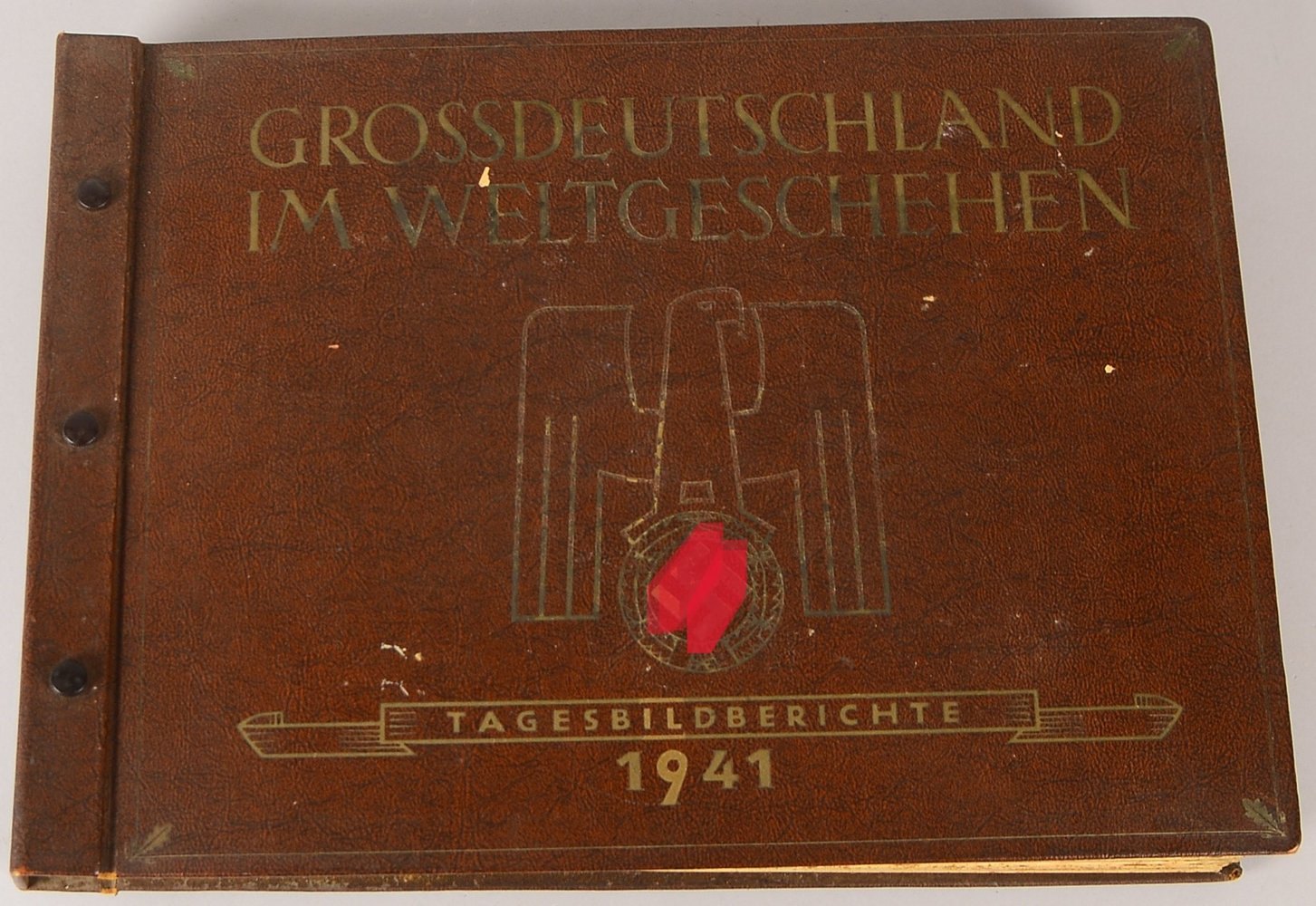 'Großdeutschl. im Weltgeschehen - Tagesbildber. 1941', 320 Fotos auf 40 Kartons.